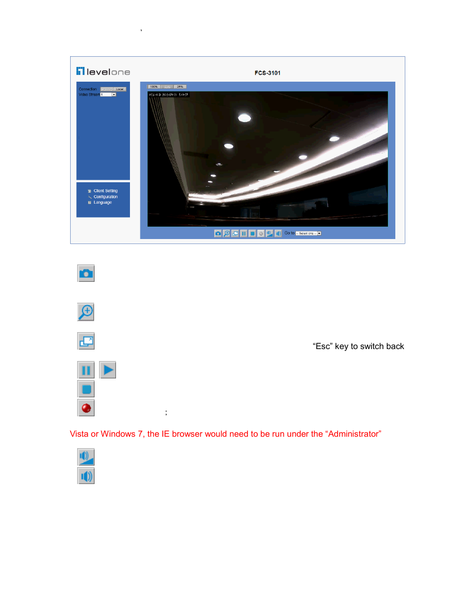 LevelOne FCS-3101 User Manual | Page 19 / 54