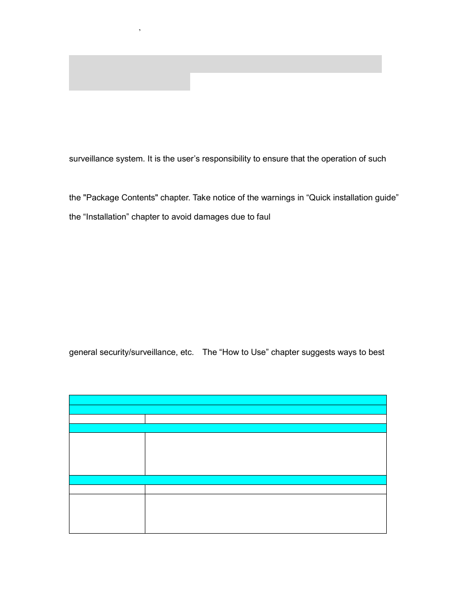 Overview | LevelOne FCS-4101 User Manual | Page 3 / 56