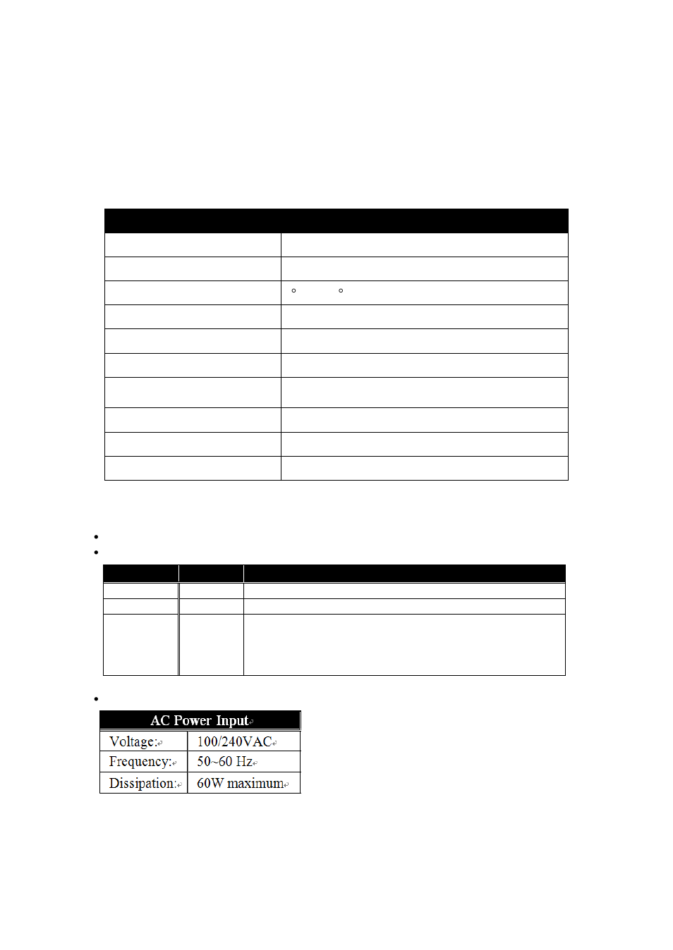 Appendix a technical specifications | LevelOne GVS-3800 User Manual | Page 47 / 48