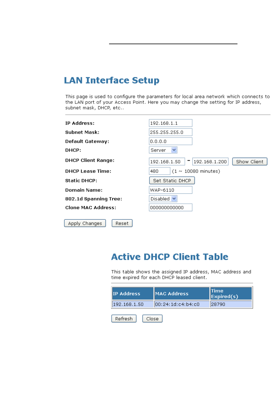 Show client | LevelOne WAP-6110 User Manual | Page 110 / 150