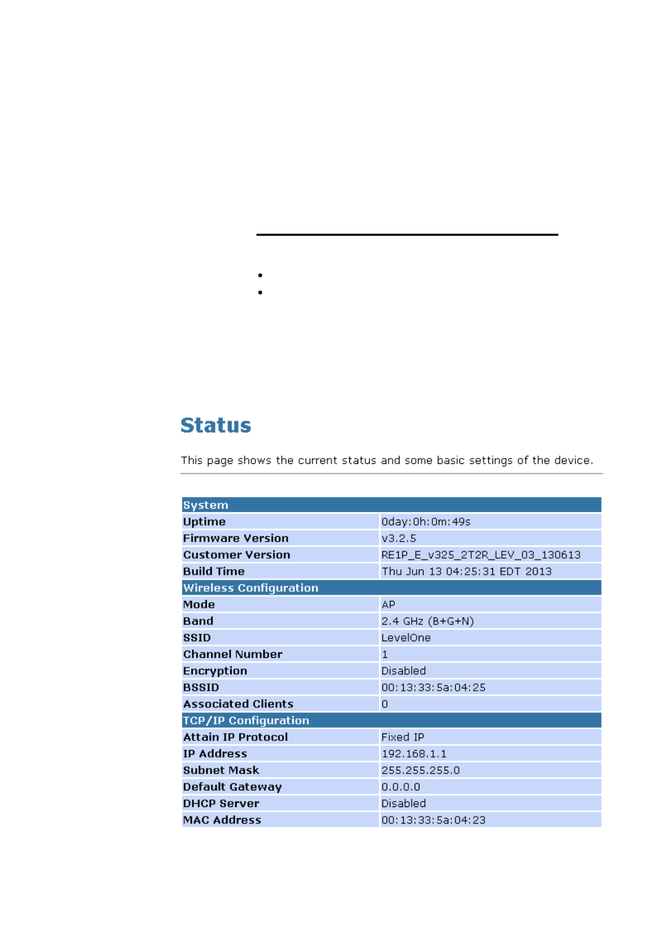 Getting started with the web pages | LevelOne WAP-6110 User Manual | Page 39 / 150
