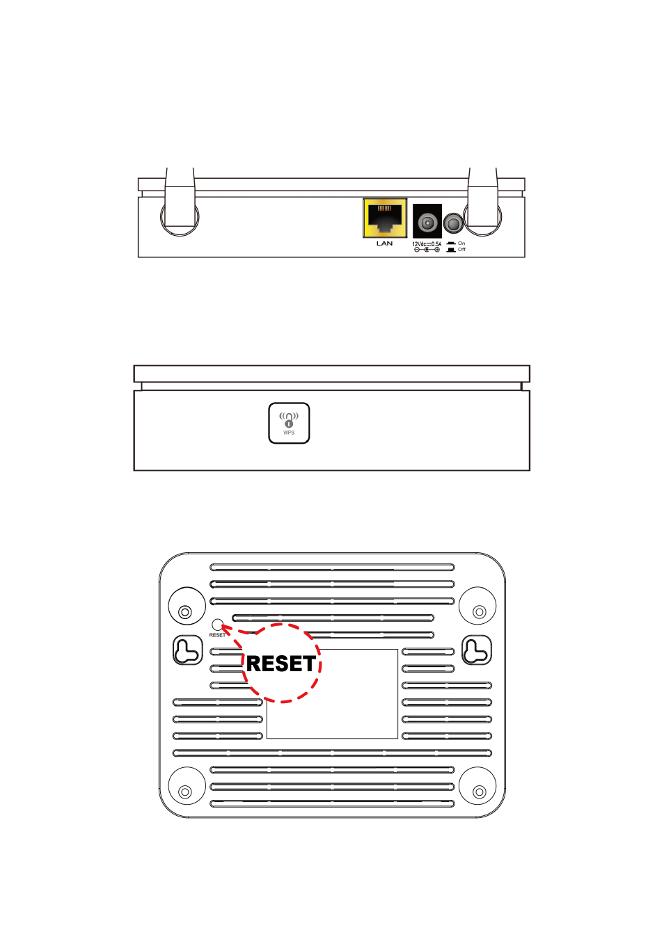Rear and right panel and bottom side | LevelOne WAP-6110 User Manual | Page 9 / 150