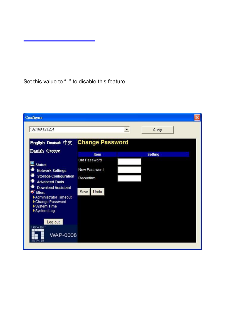 Ogin, Etting, 2 login setting | LevelOne WAP-0008 User Manual | Page 103 / 138