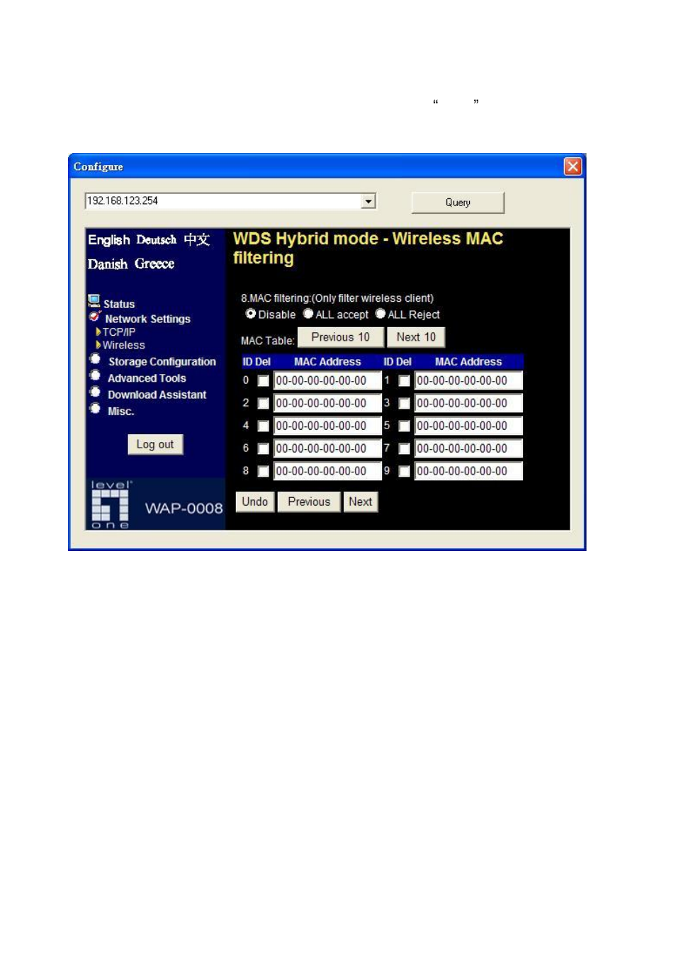 LevelOne WAP-0008 User Manual | Page 72 / 138