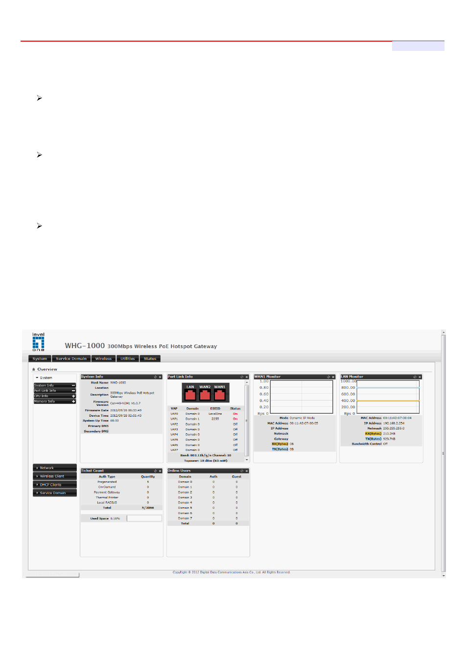 LevelOne WHG-1000 User Manual | Page 16 / 136