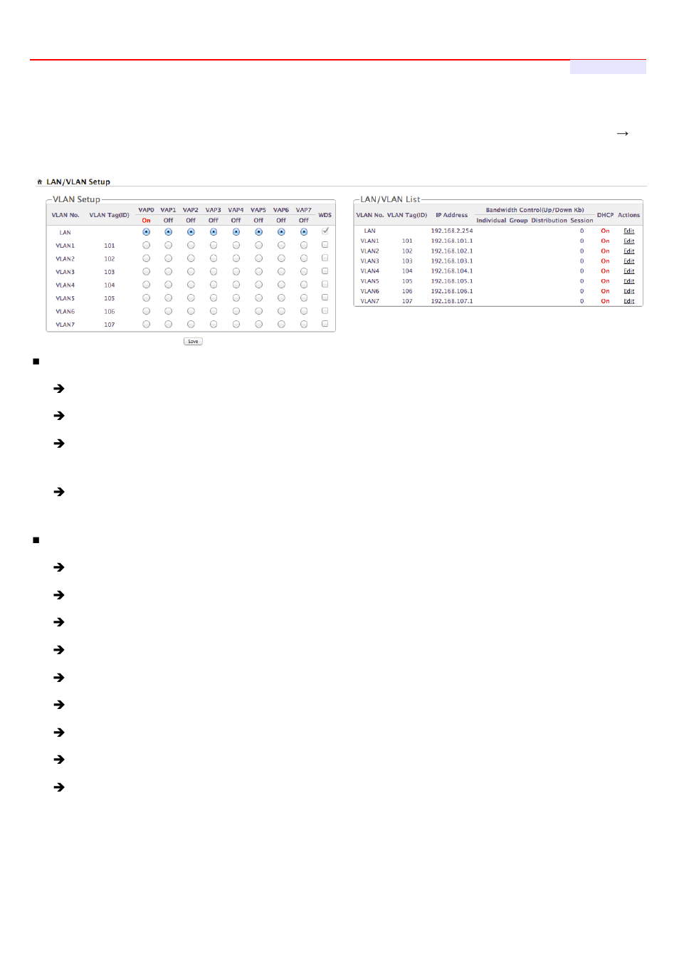 5 configure local(lan/vlan) network | LevelOne WHG-1000 User Manual | Page 30 / 136