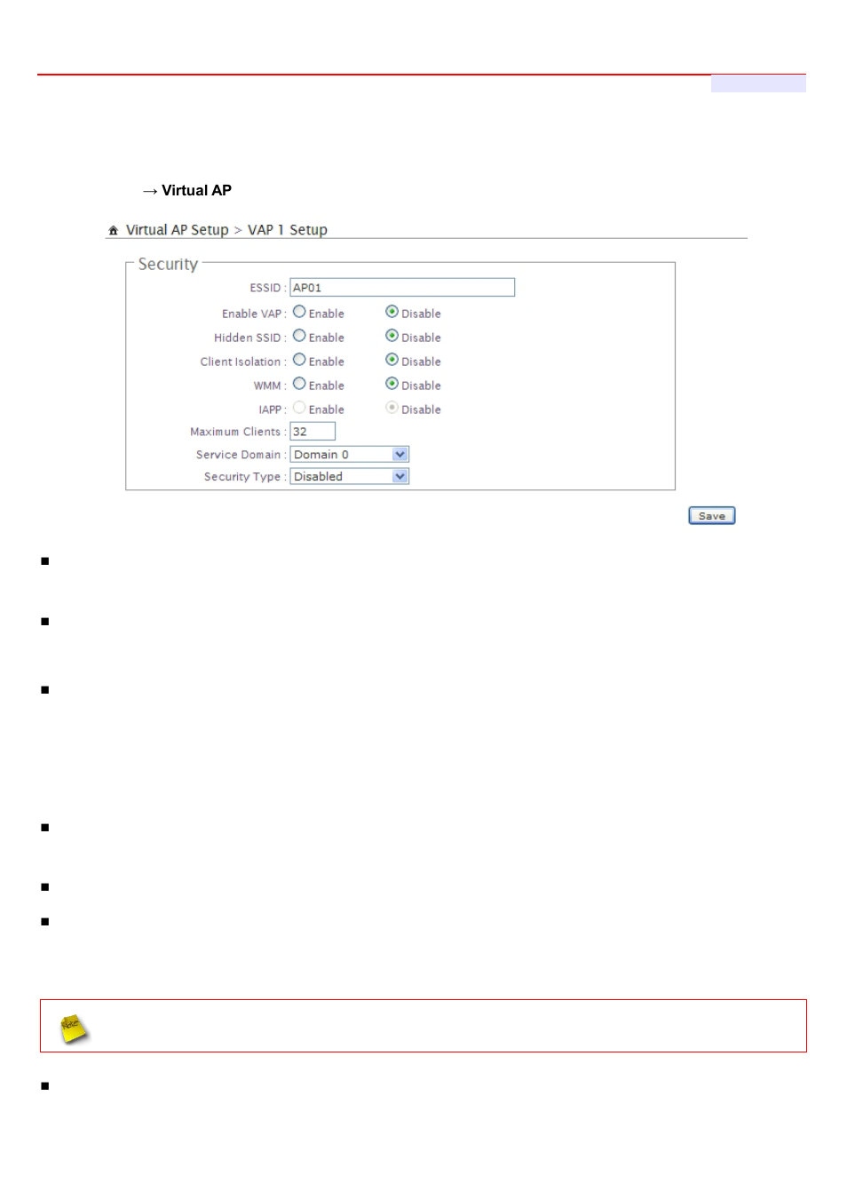 1 configure virtual ap | LevelOne WHG-1000 User Manual | Page 43 / 136