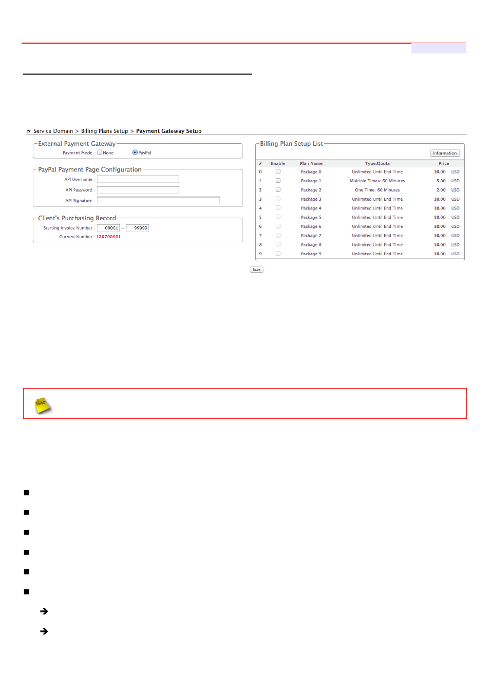 3 configure external payment gateway | LevelOne WHG-1000 User Manual | Page 81 / 136