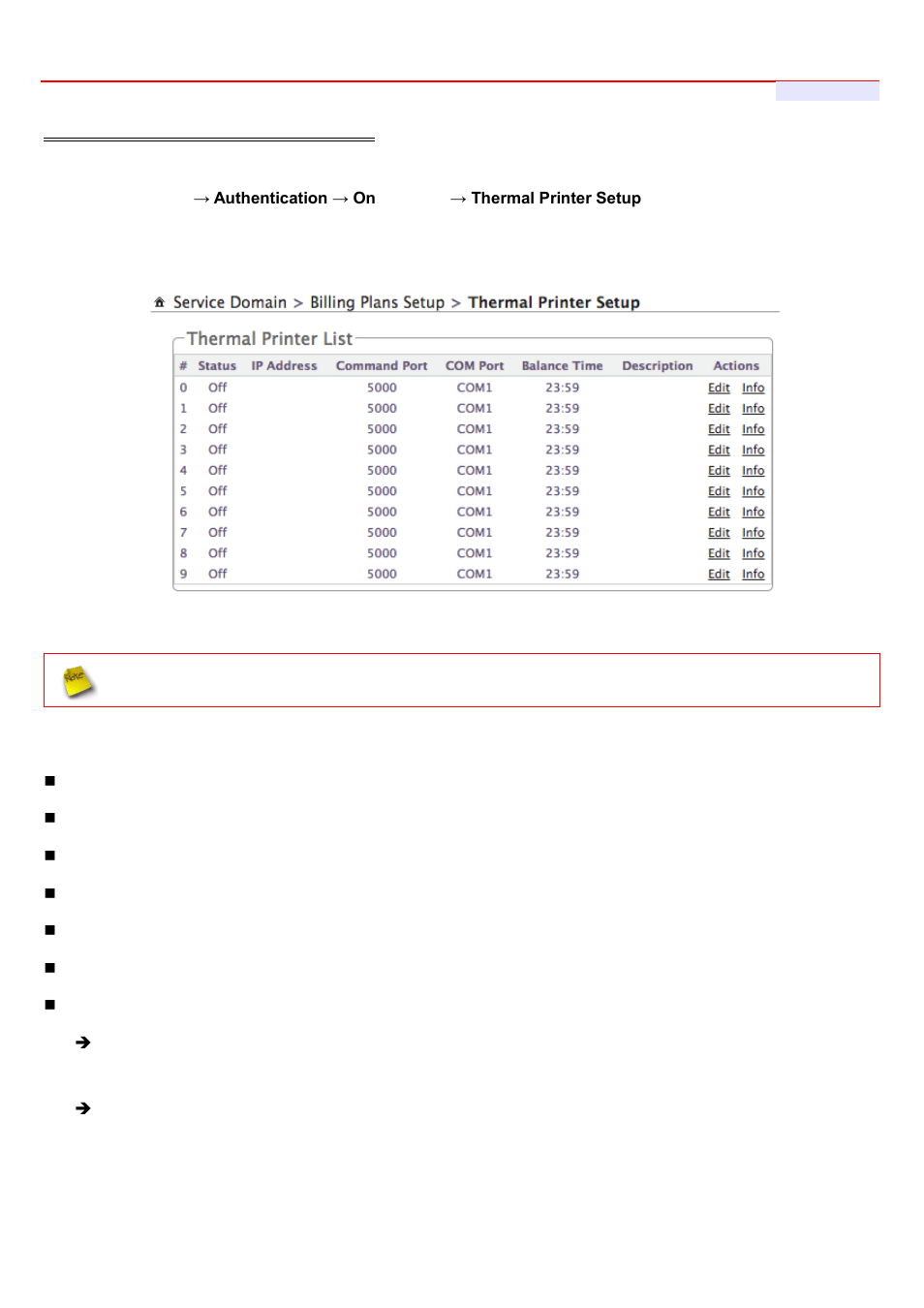 4 configure thermal printer | LevelOne WHG-1000 User Manual | Page 84 / 136
