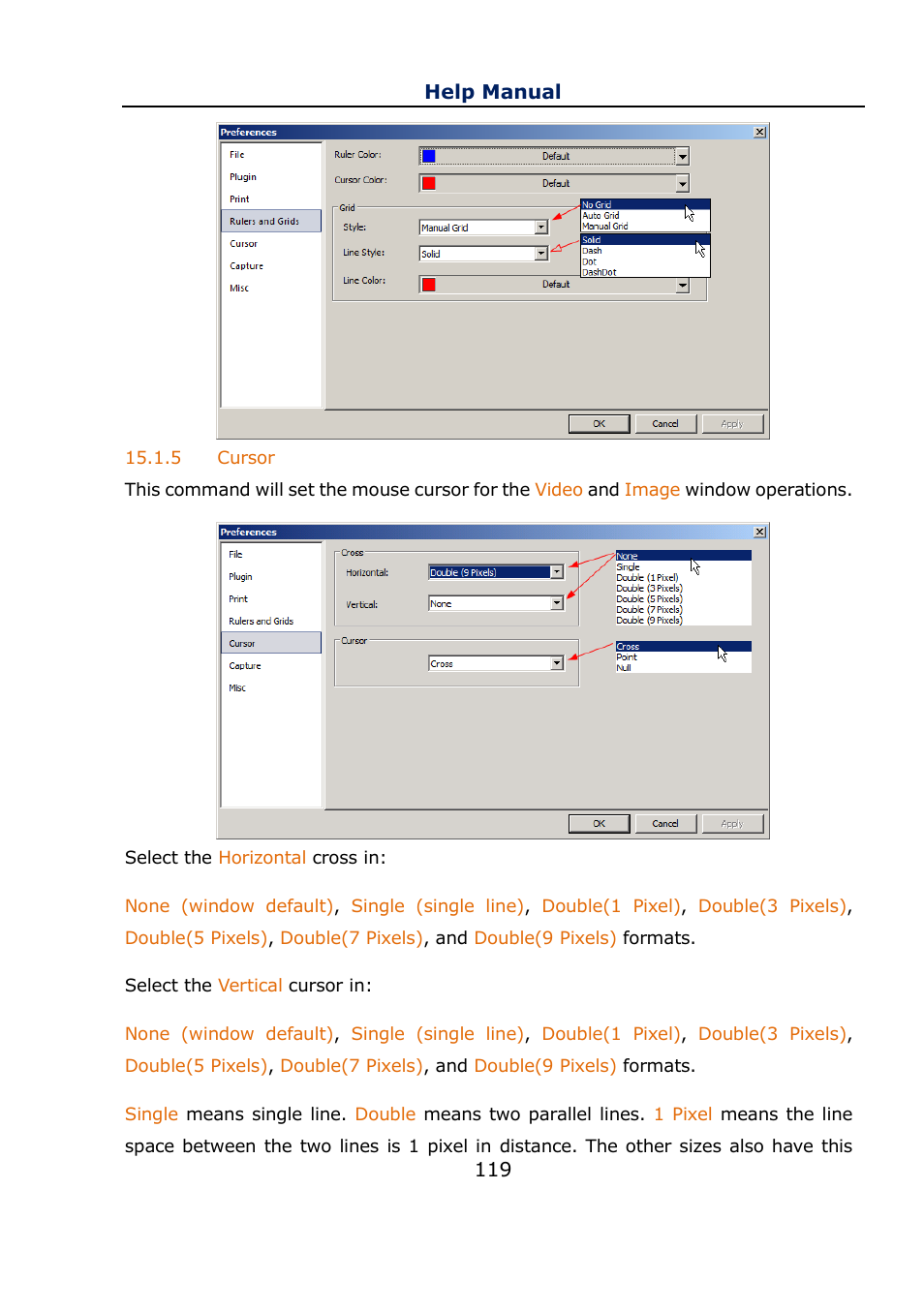 5 cursor, Cursor | Levenhuk C800 NG Digital Camera, USB 2.0 User Manual | Page 127 / 143