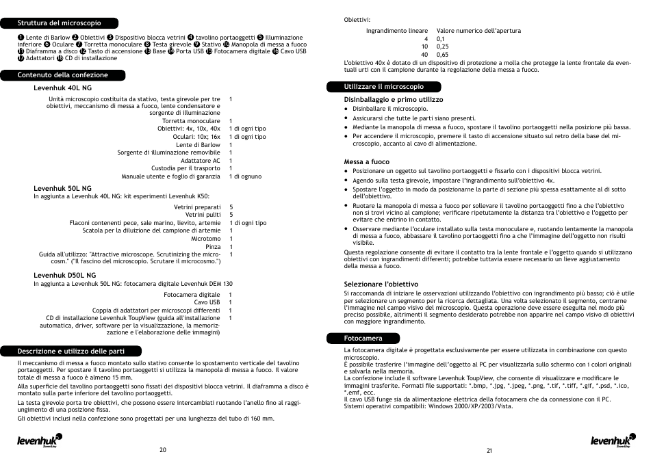 Levenhuk D50L NG Digital Microscope User Manual | Page 12 / 23