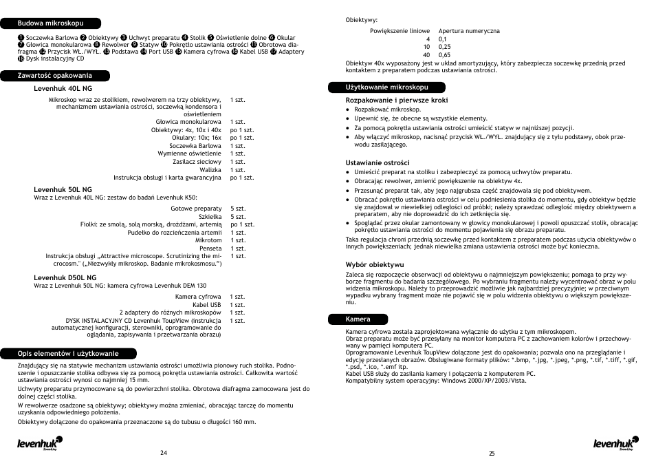 Levenhuk D50L NG Digital Microscope User Manual | Page 14 / 23