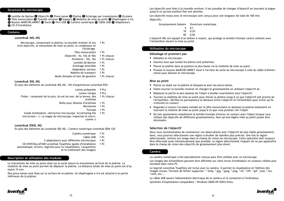 Levenhuk D50L NG Digital Microscope User Manual | Page 8 / 23