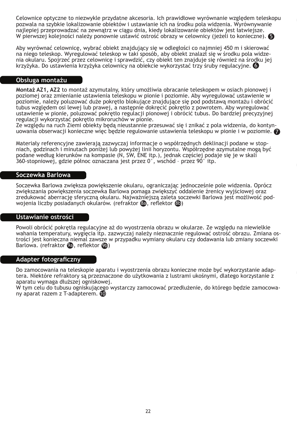 Levenhuk Skyline 70x700 AZ Telescope User Manual | Page 23 / 36