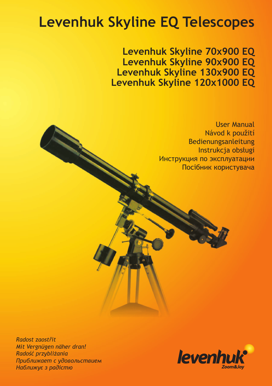 Levenhuk Skyline 130x900 EQ Telescope User Manual | 48 pages