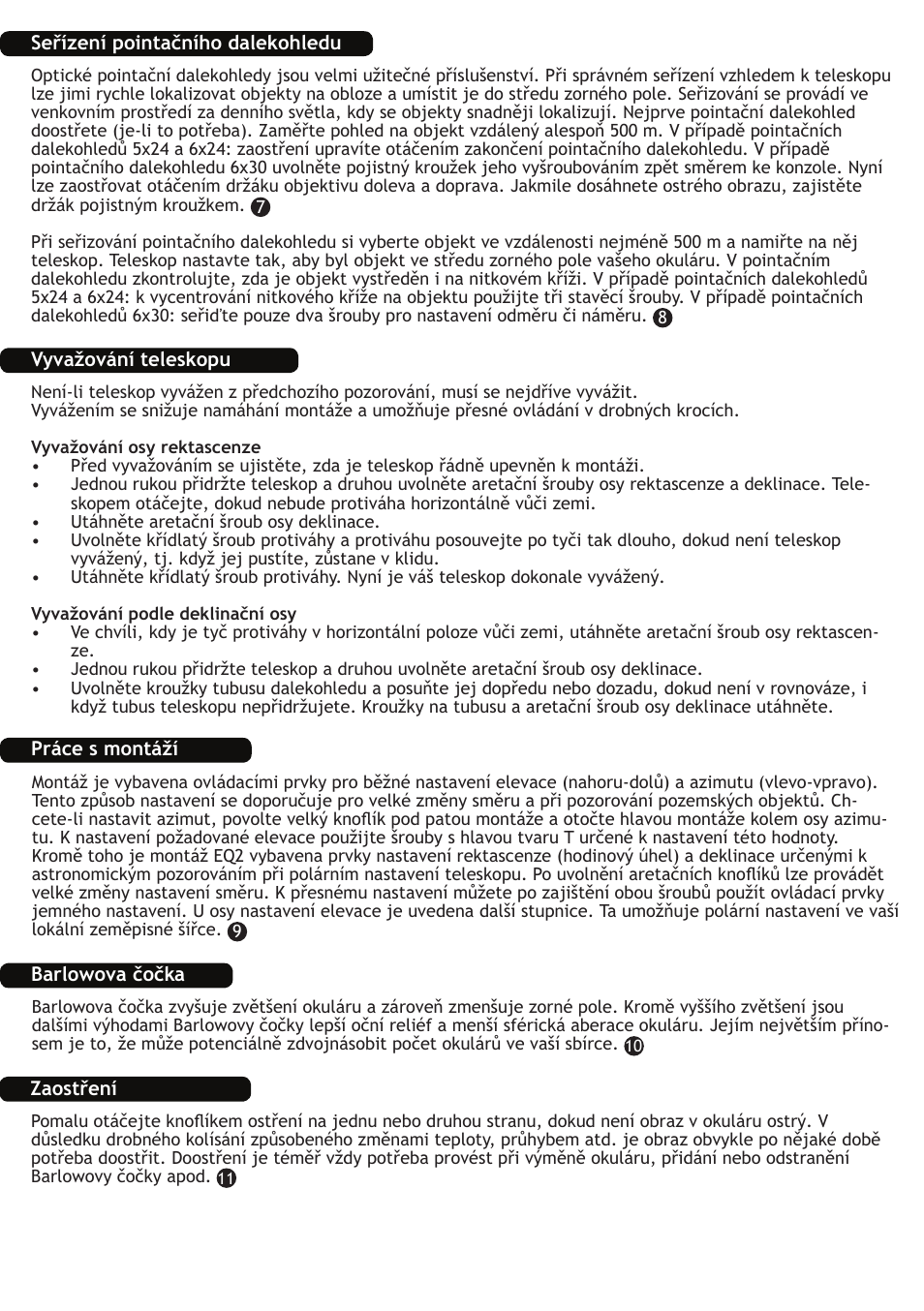 Levenhuk Skyline 130x900 EQ Telescope User Manual | Page 18 / 48