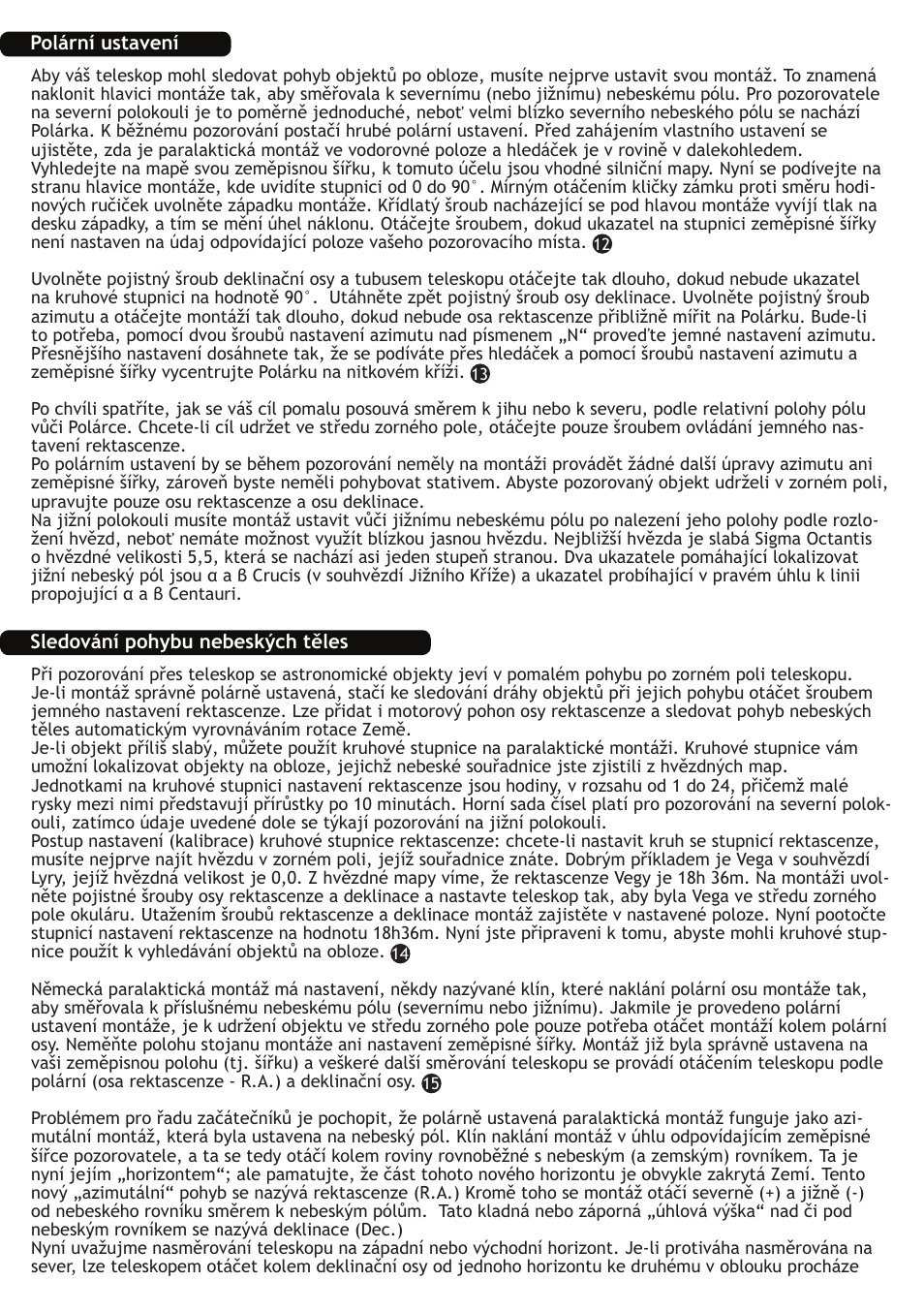 Levenhuk Skyline 130x900 EQ Telescope User Manual | Page 19 / 48