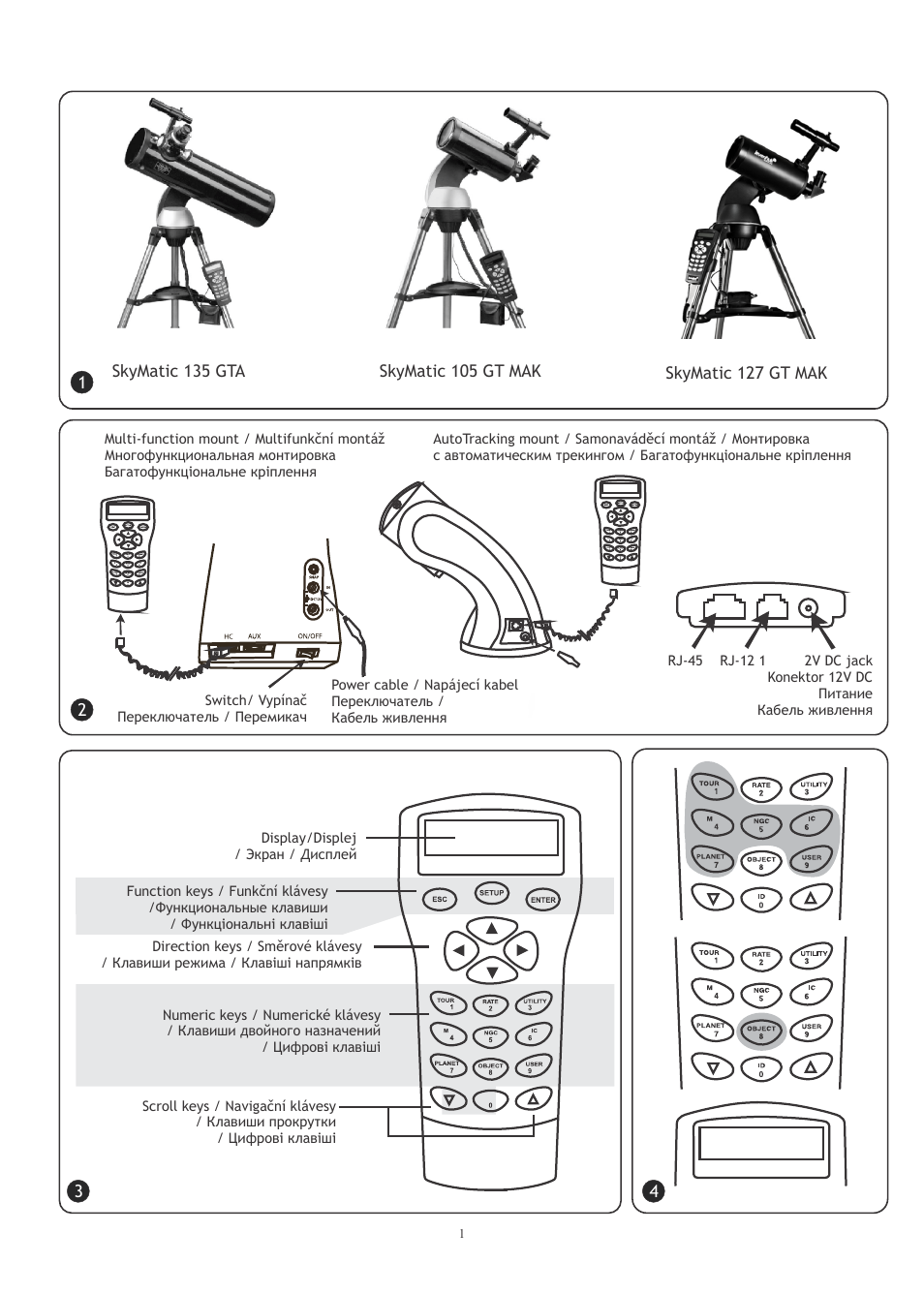 Levenhuk SkyMatic 127 GT MAK User Manual | Page 3 / 64