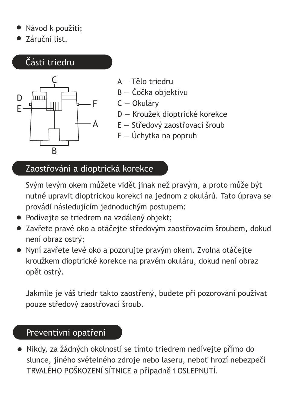 Levenhuk Energy PLUS 12x50 Binoculars User Manual | Page 10 / 40