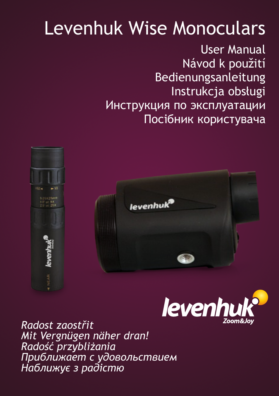 Levenhuk Wise 10-30x25 Monocular User Manual | 40 pages