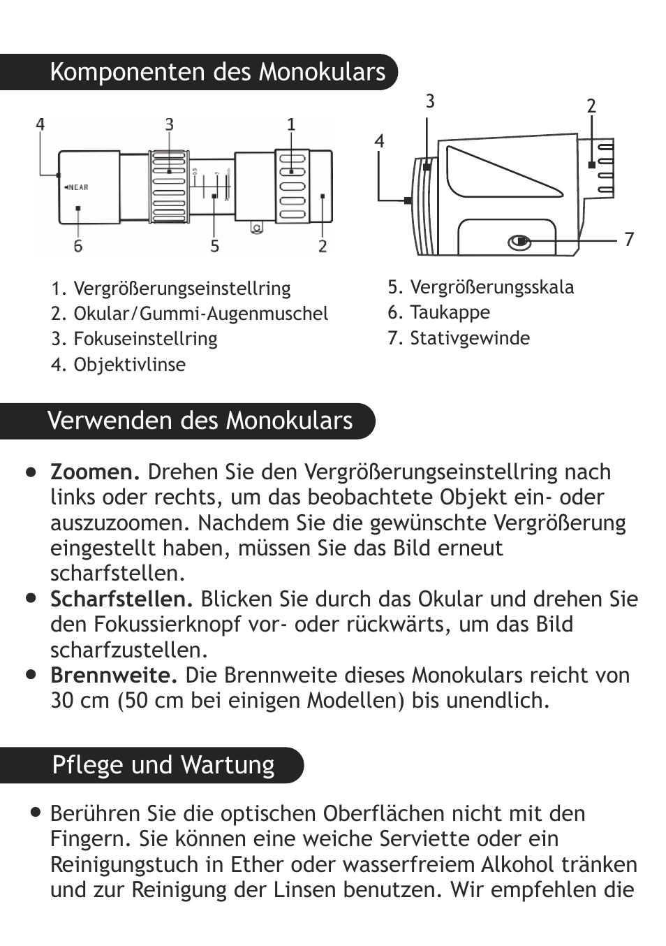 Levenhuk Wise 10-30x25 Monocular User Manual | Page 16 / 40