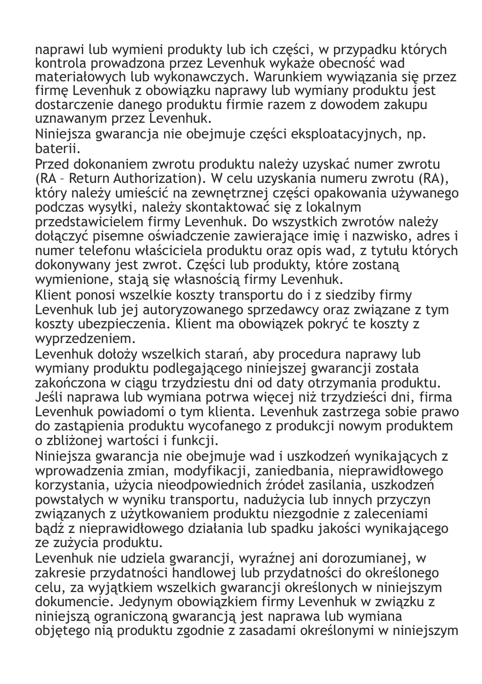 Levenhuk Wise 10-30x25 Monocular User Manual | Page 25 / 40