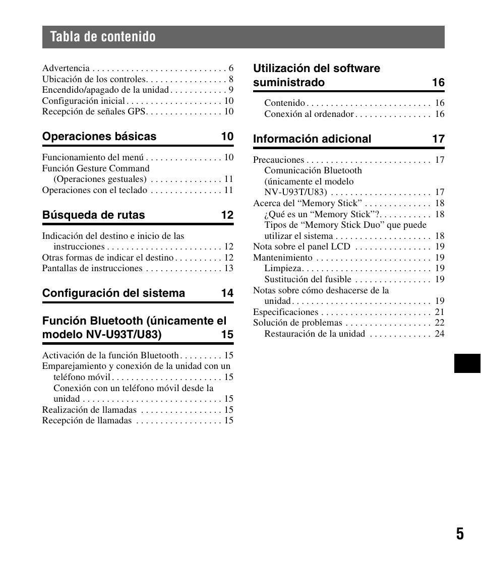 Sony NV-U83 User Manual | Page 123 / 194