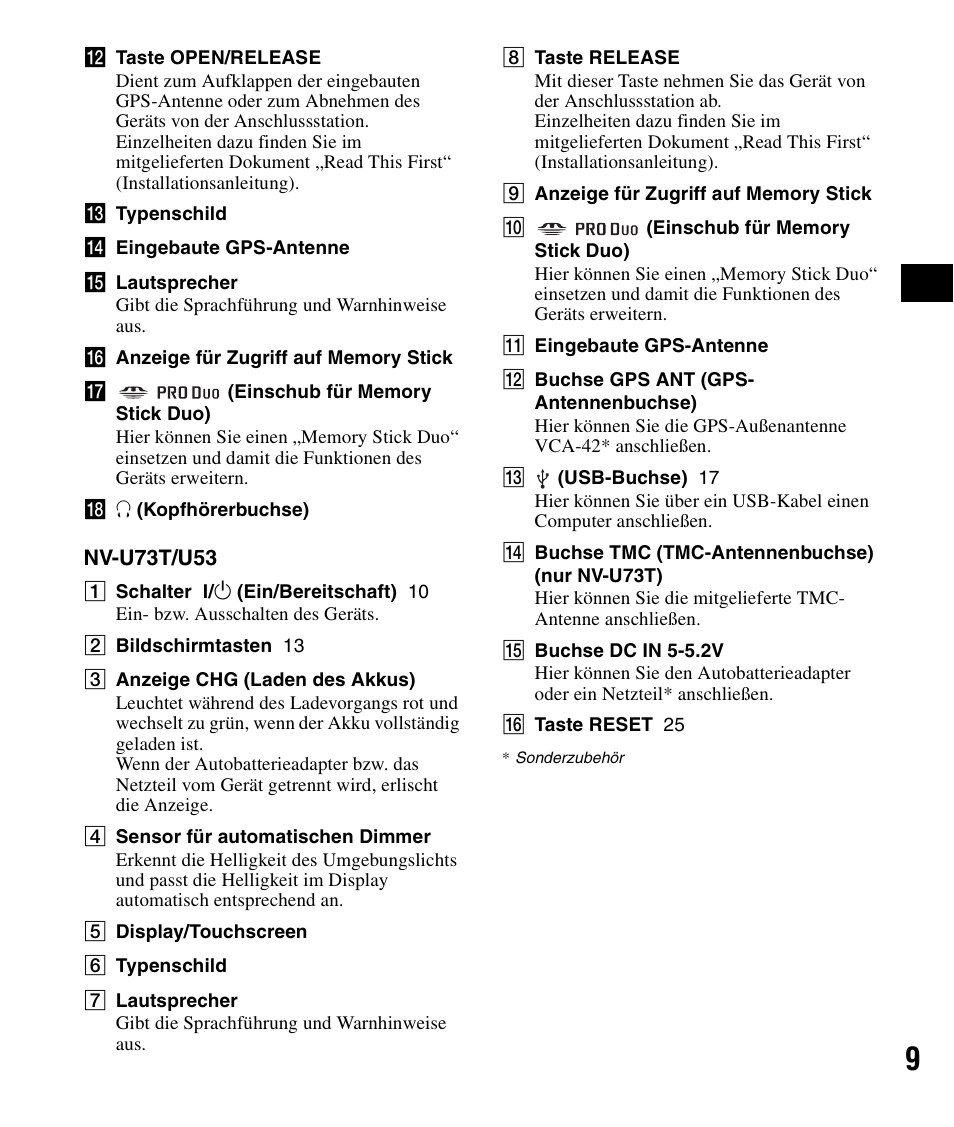 Sony NV-U83 User Manual | Page 31 / 194