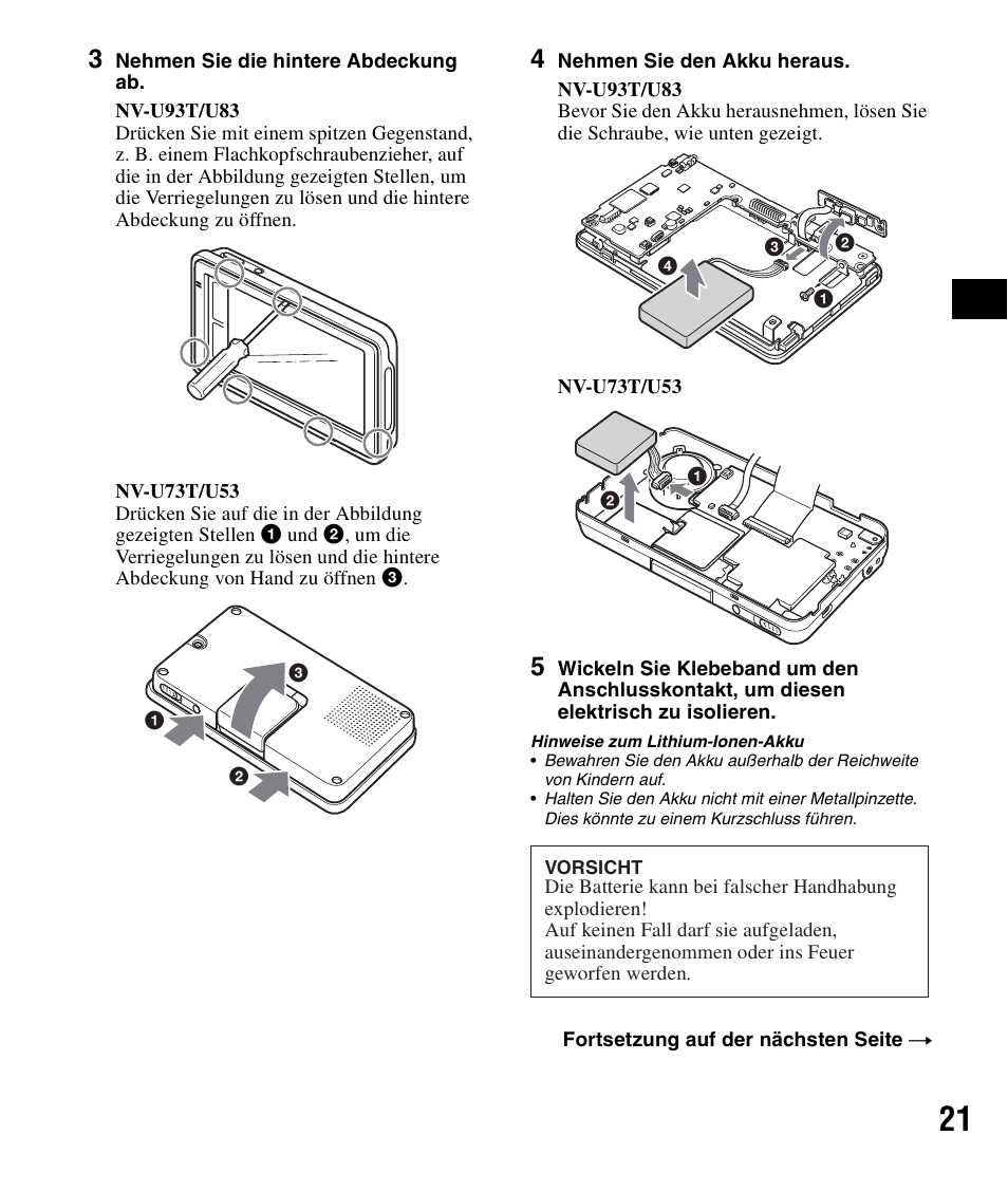 Sony NV-U83 User Manual | Page 43 / 194