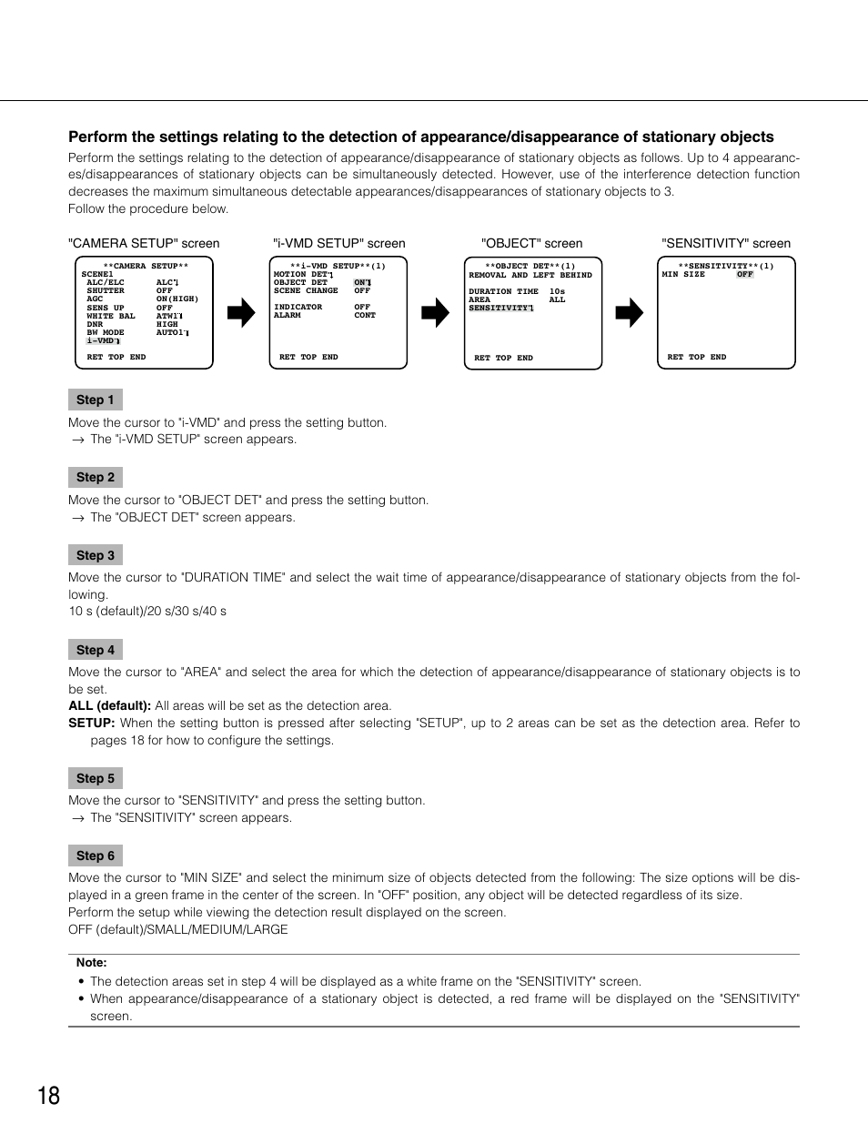 Panasonic WV-CP504E User Manual | Page 18 / 35