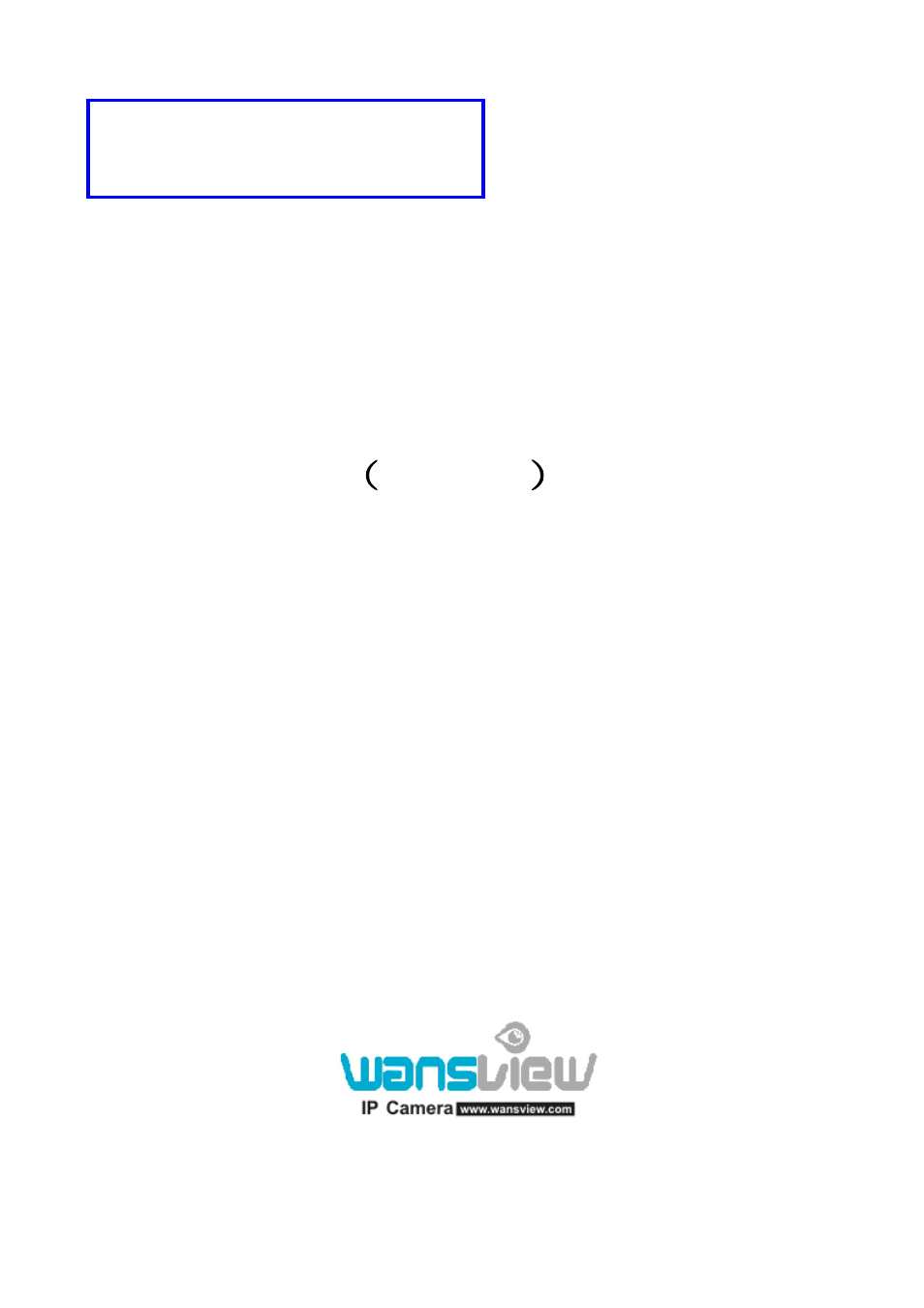WansView NCH 537MW User Manual | 26 pages