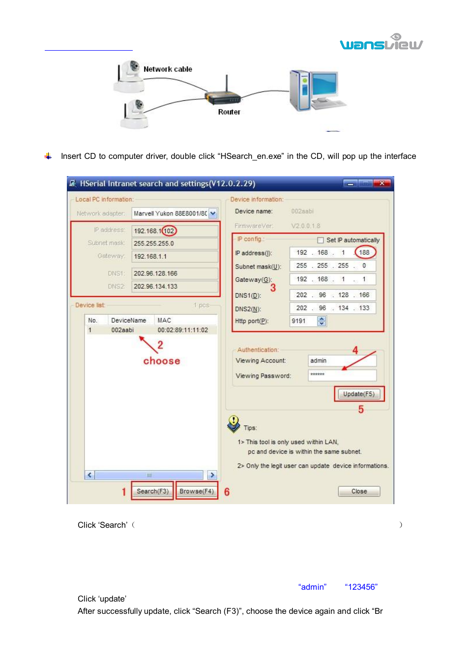 WansView NCH 537MW User Manual | Page 7 / 26