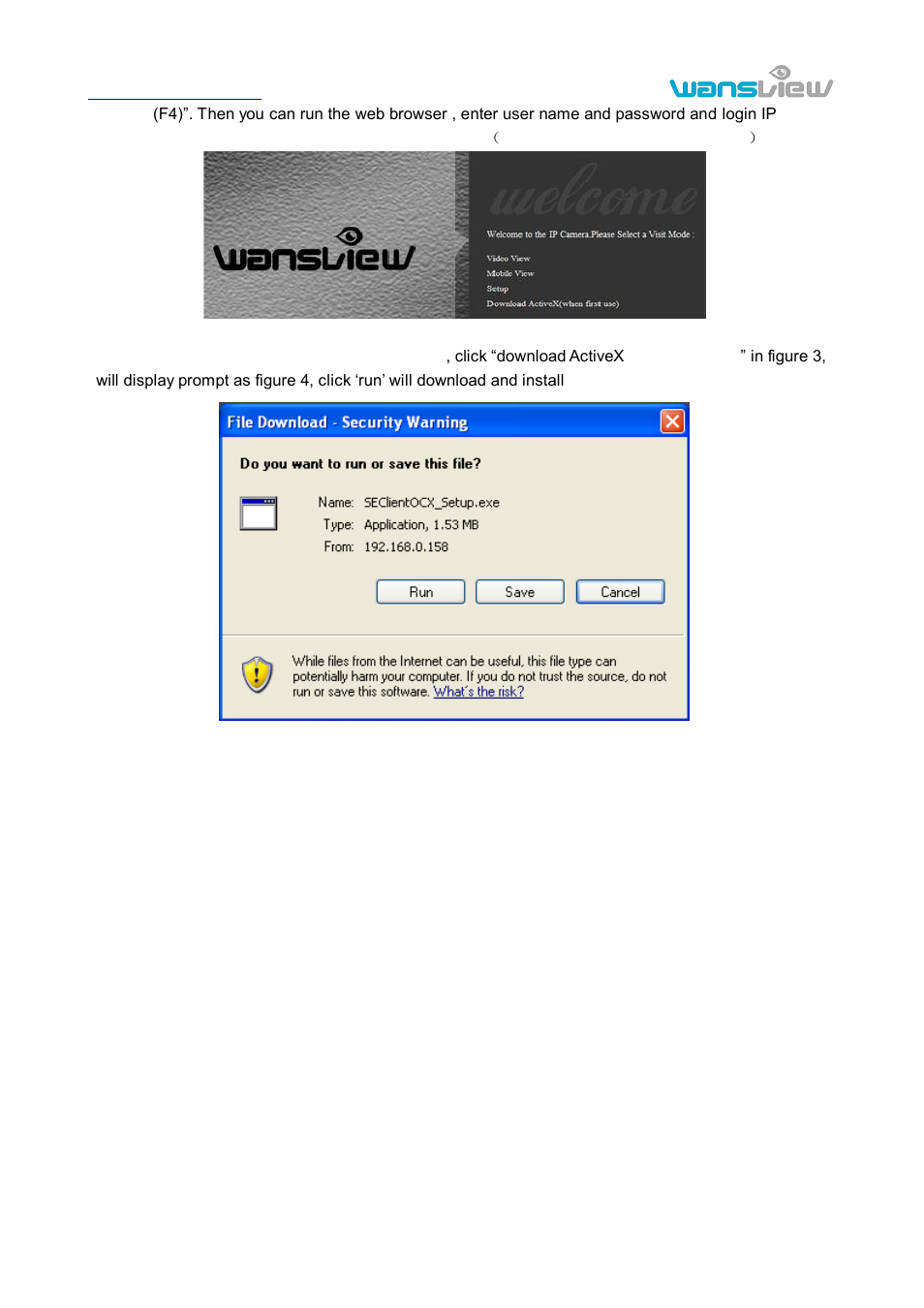 Tep for, Wifi, Connecting | Step for wifi connecting | WansView NCH 537MW User Manual | Page 8 / 26