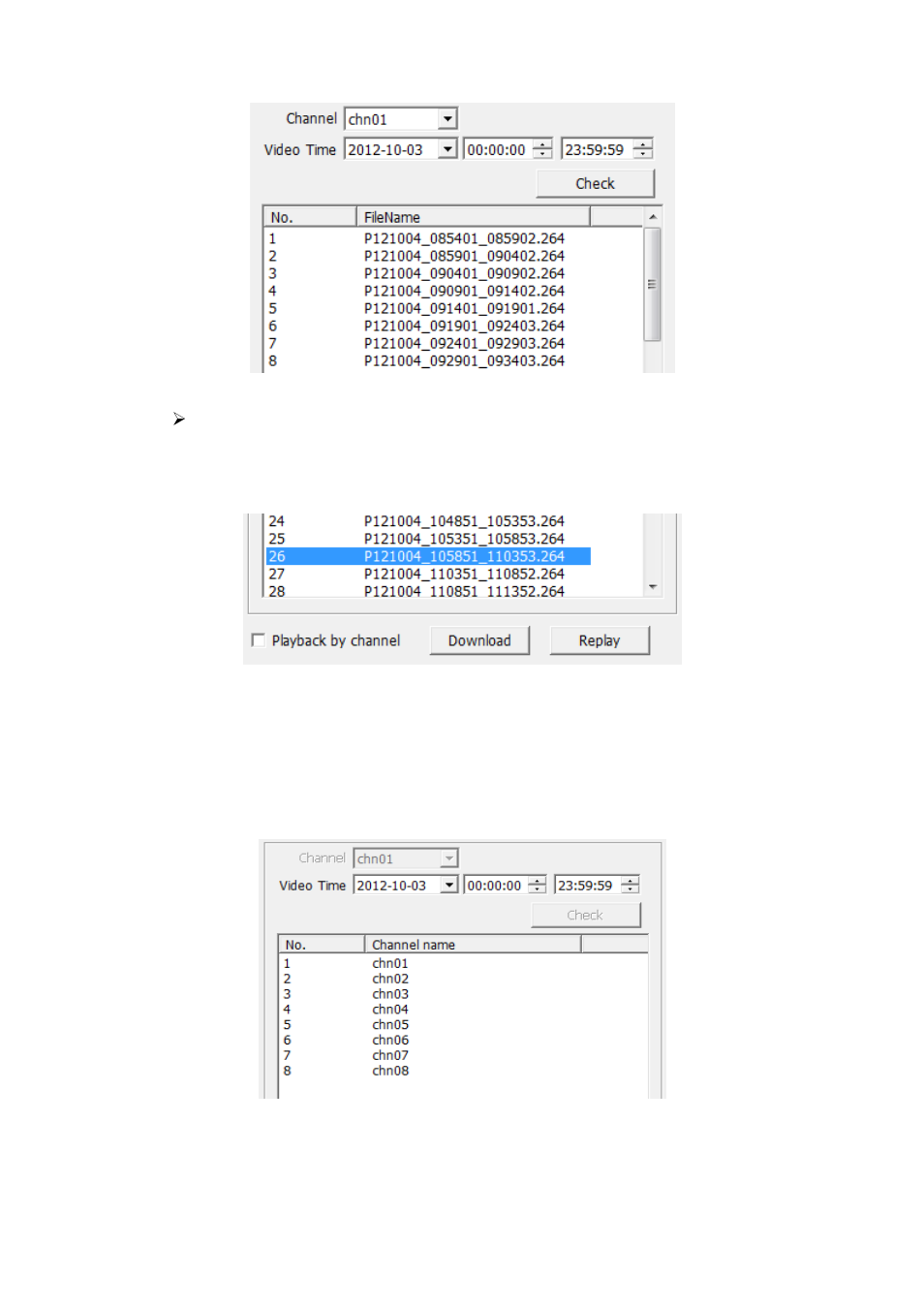 2 playback by channel, Playback by channel | WansView NVR901 User Manual | Page 11 / 12