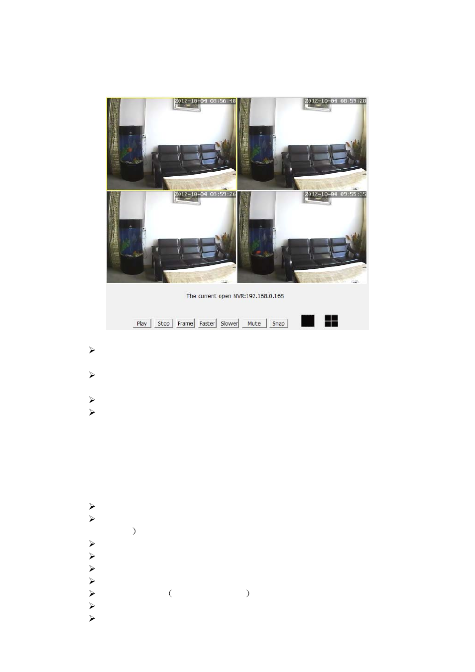 3 play control button, 7 nvr basic parameters, Play control button | Nvr basic parameters | WansView NVR901 User Manual | Page 12 / 12