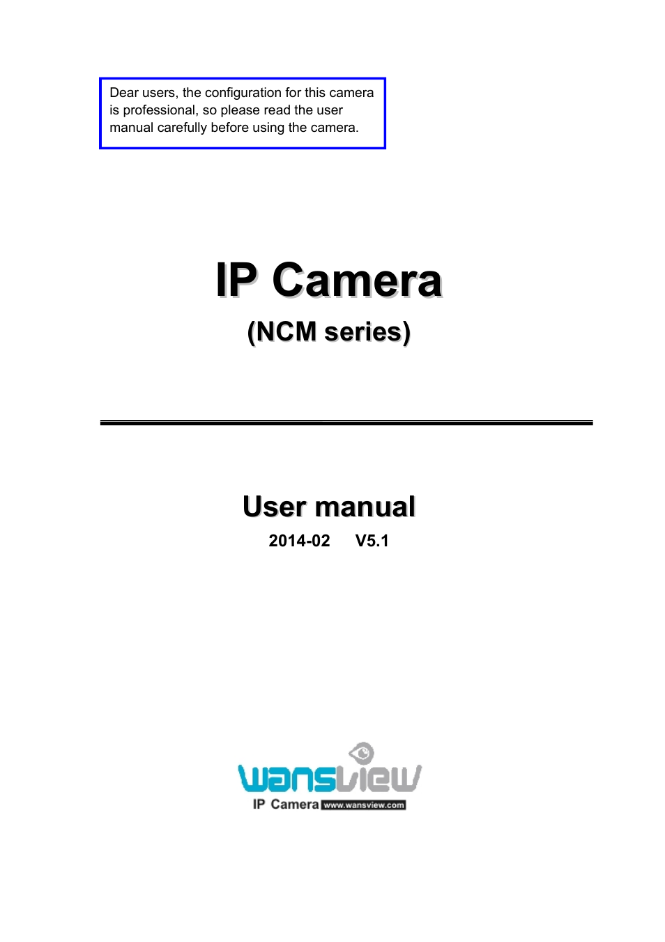 WansView NCM625MW User Manual | 32 pages