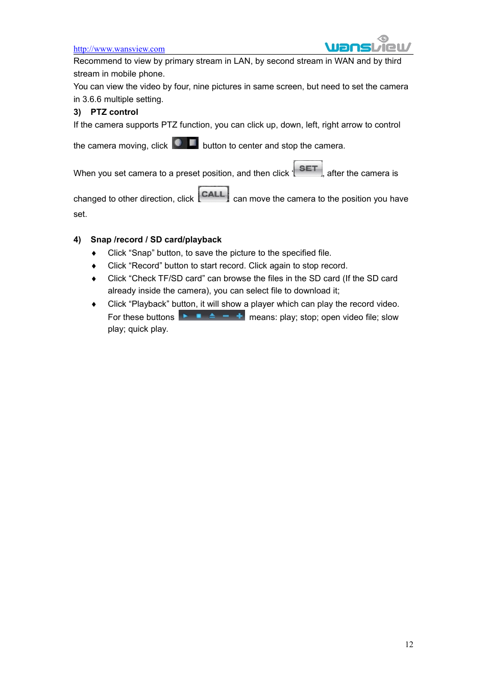 WansView NCM625MW User Manual | Page 13 / 32