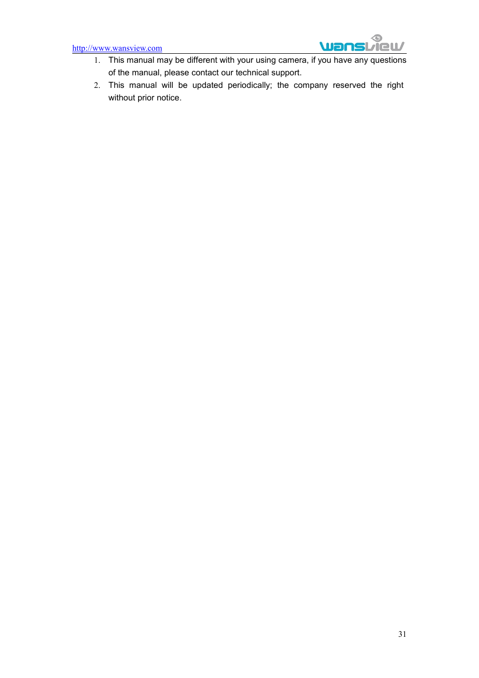 WansView NCM625MW User Manual | Page 32 / 32