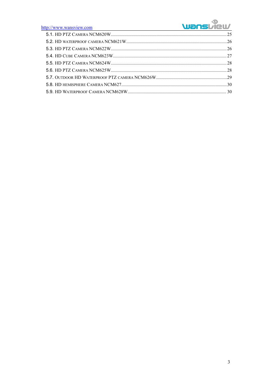 WansView NCM625MW User Manual | Page 4 / 32