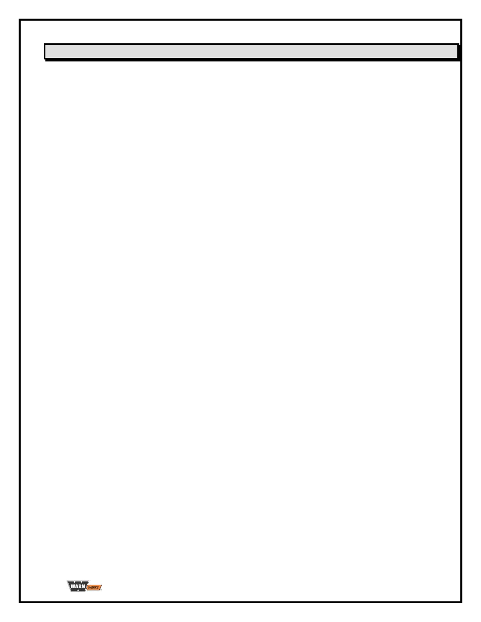 WARN PullzAll BATTERY CHARGER User Manual | Page 24 / 36