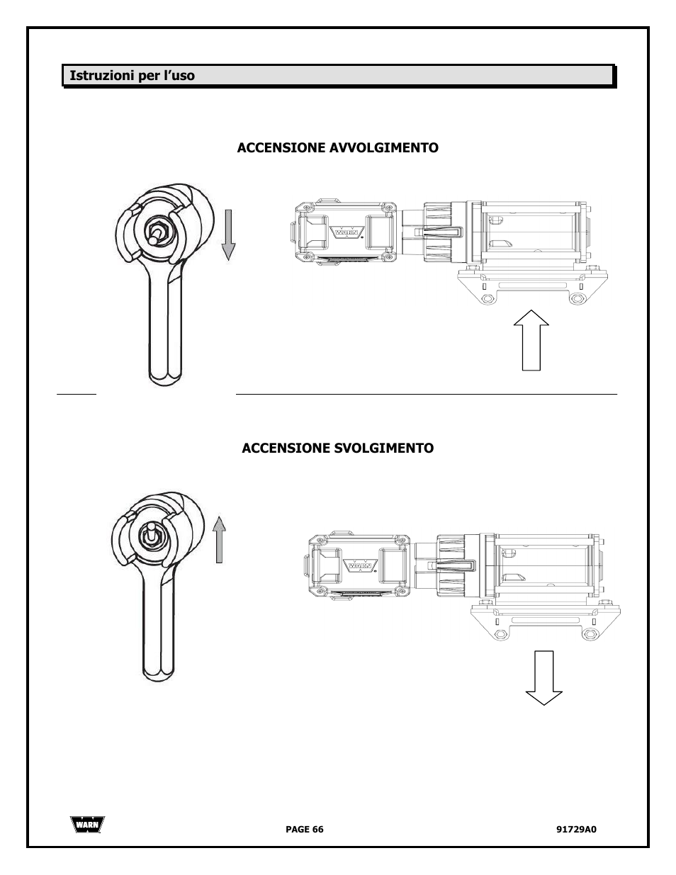 WARN 4000 DC User Manual | Page 66 / 126