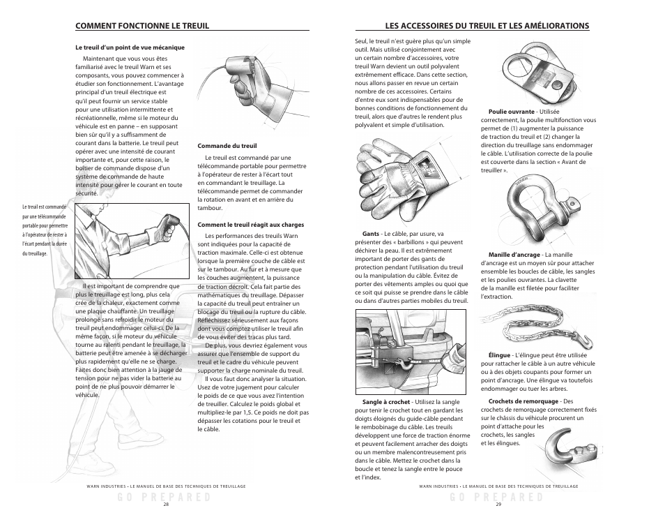 WARN Tabor 12K User Manual | Page 17 / 33