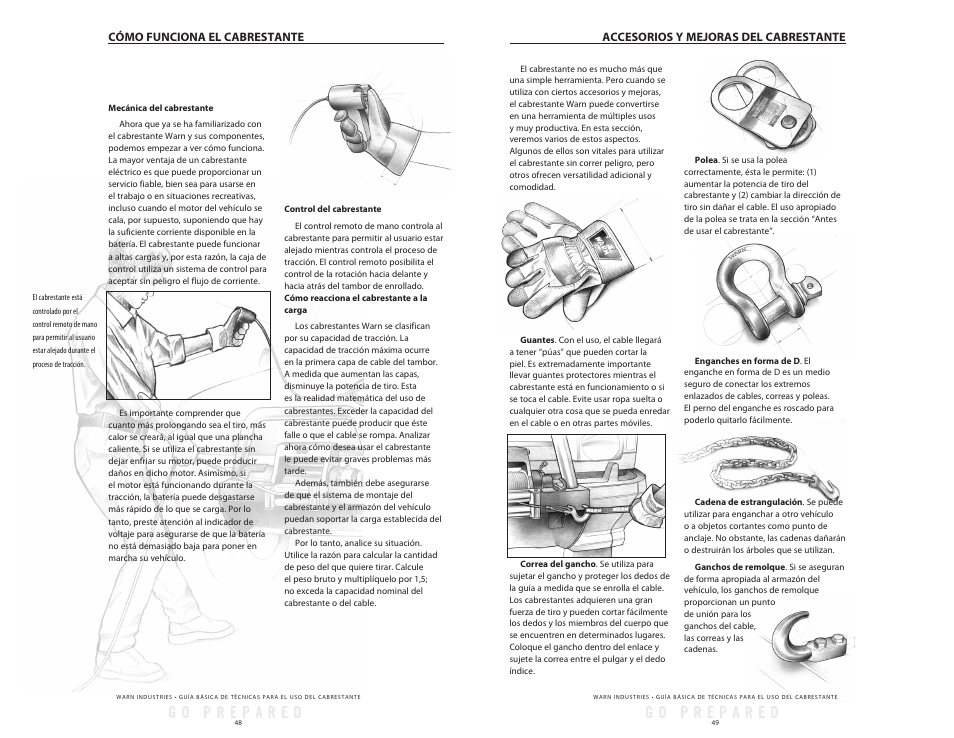 WARN Tabor 12K User Manual | Page 27 / 33