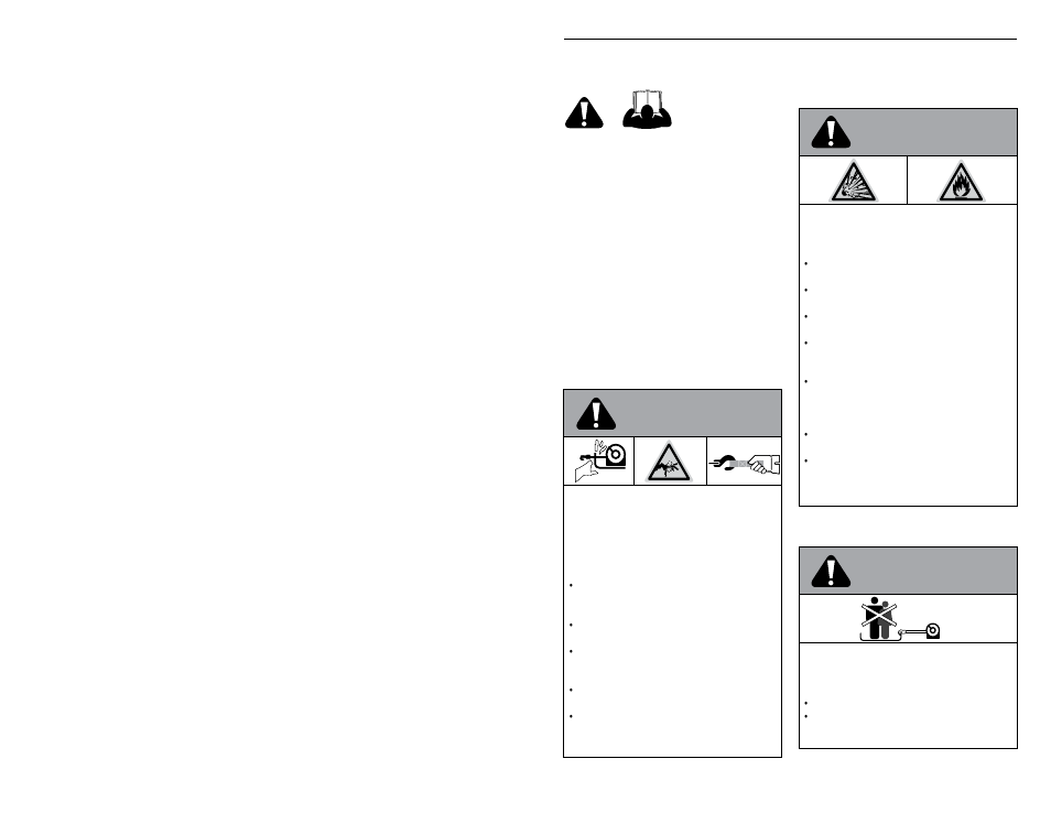 Warning, Warnings and cautions | WARN HY3000 INDUSTRIAL HOIST User Manual | Page 3 / 82