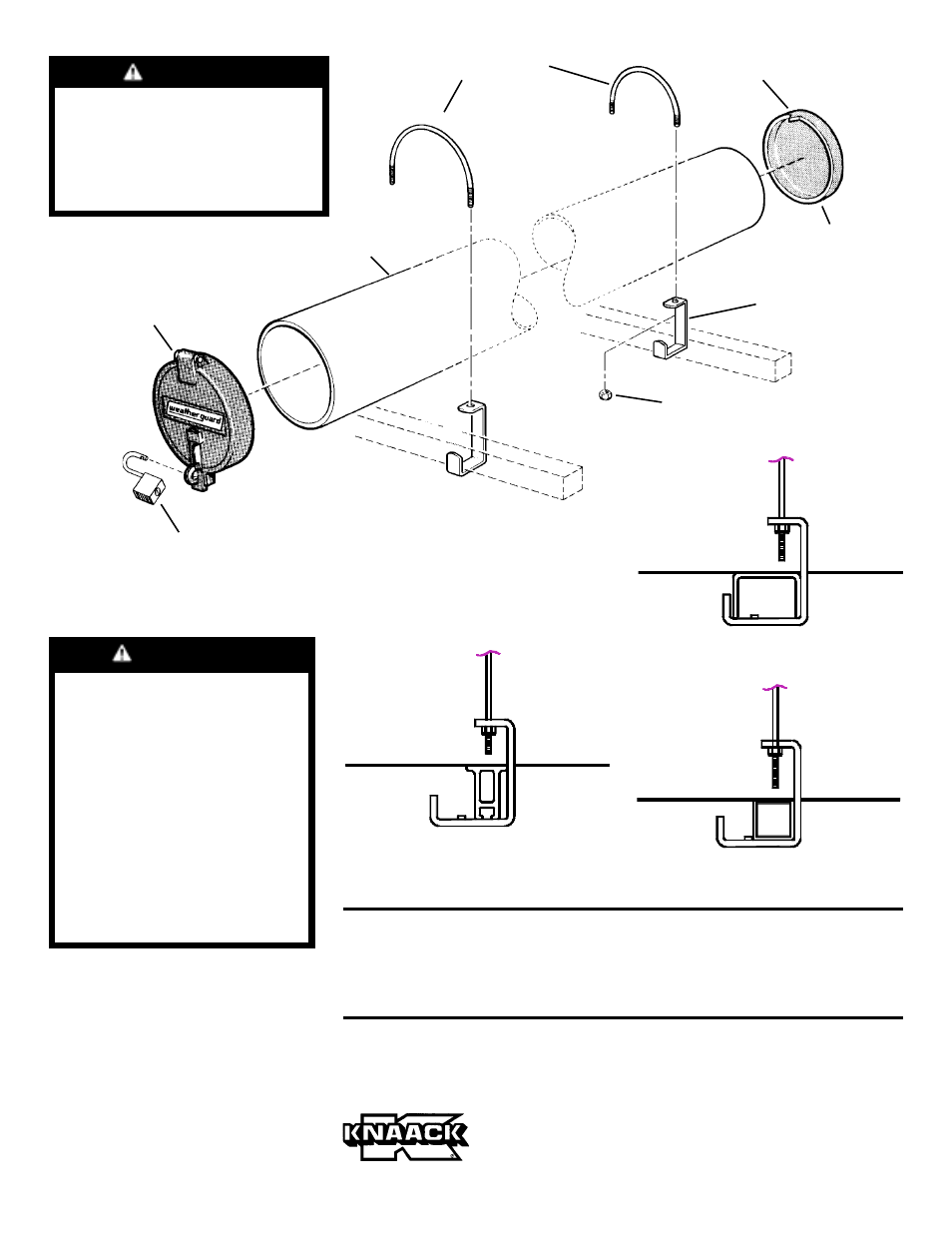 Warning | WEATHER GUARD 239 User Manual | Page 2 / 2