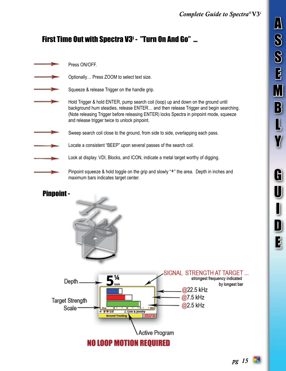 White’s Electronics Spectra V3i User Manual | Page 15 / 64