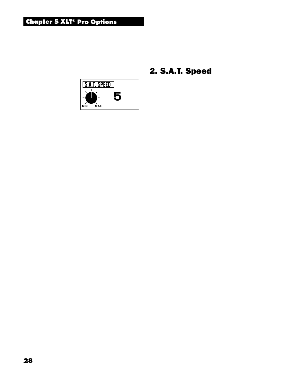 S.a.t. speed | White’s Electronics Spectrum XLT User Manual | Page 28 / 56