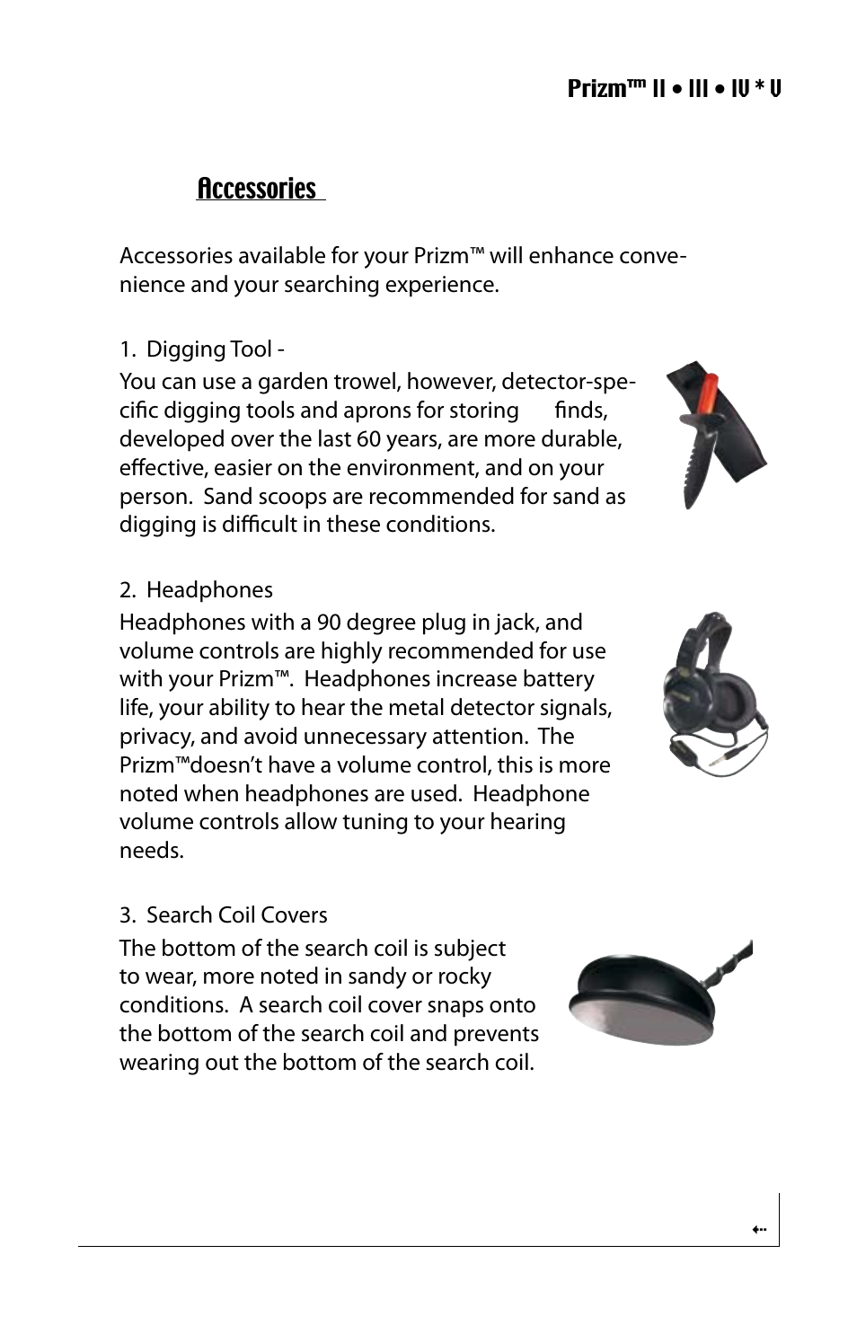 White’s Electronics Prizm Combined User Manual | Page 21 / 32