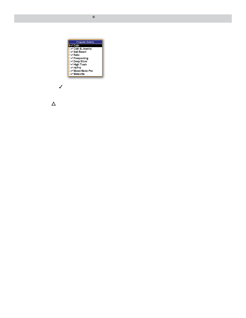 White’s Electronics Spectra V3 User Manual | Page 14 / 52