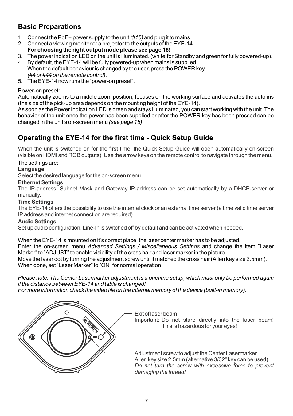 WolfVision EYE-14 User Manual User Manual | Page 8 / 28